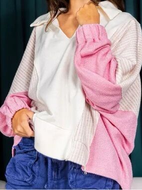 Bucket List Preppy Pink Sweatshirt